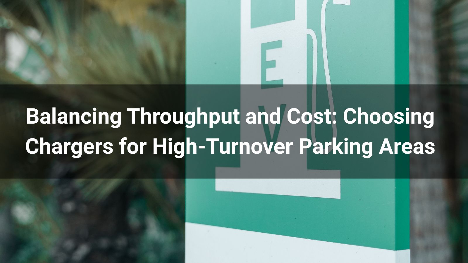 Баланс пропускной способности и стоимости: выбор зарядных устройств для парковок с высокой проходимостью
   